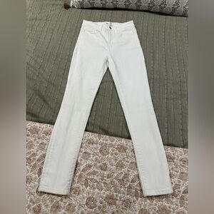 BKE Billie Women's White Skinny Jeans